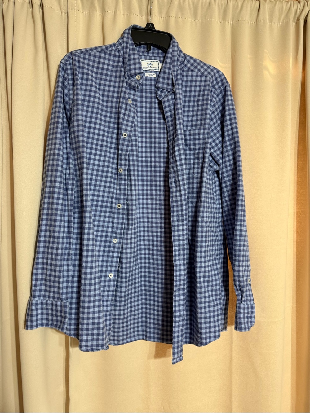 Southern tide Men's Blue Gingham Button-Down Shirt